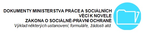 Dokumenty k novele zákona o SPOD Dokumenty k novele zákona o SPOD